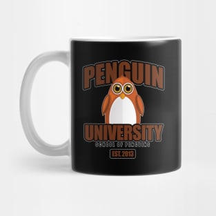 Penguin University - Brown Mug